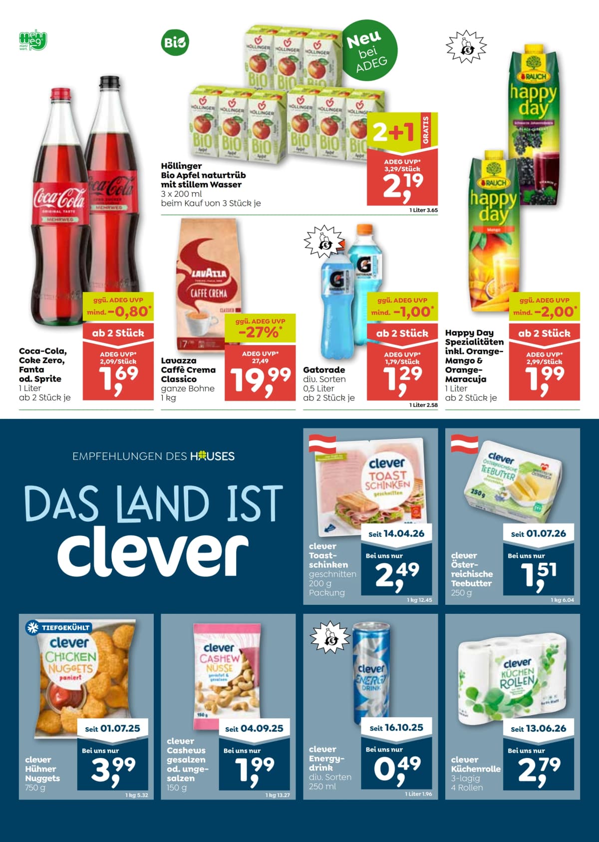 Seite 6 des Adeg Flugblatts – Aktiv - Aktuelle Angebote ab 31.07.2026
