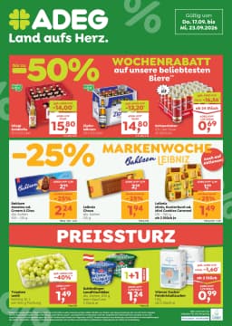 Seite 1 des Adeg Prospekts Aktiv