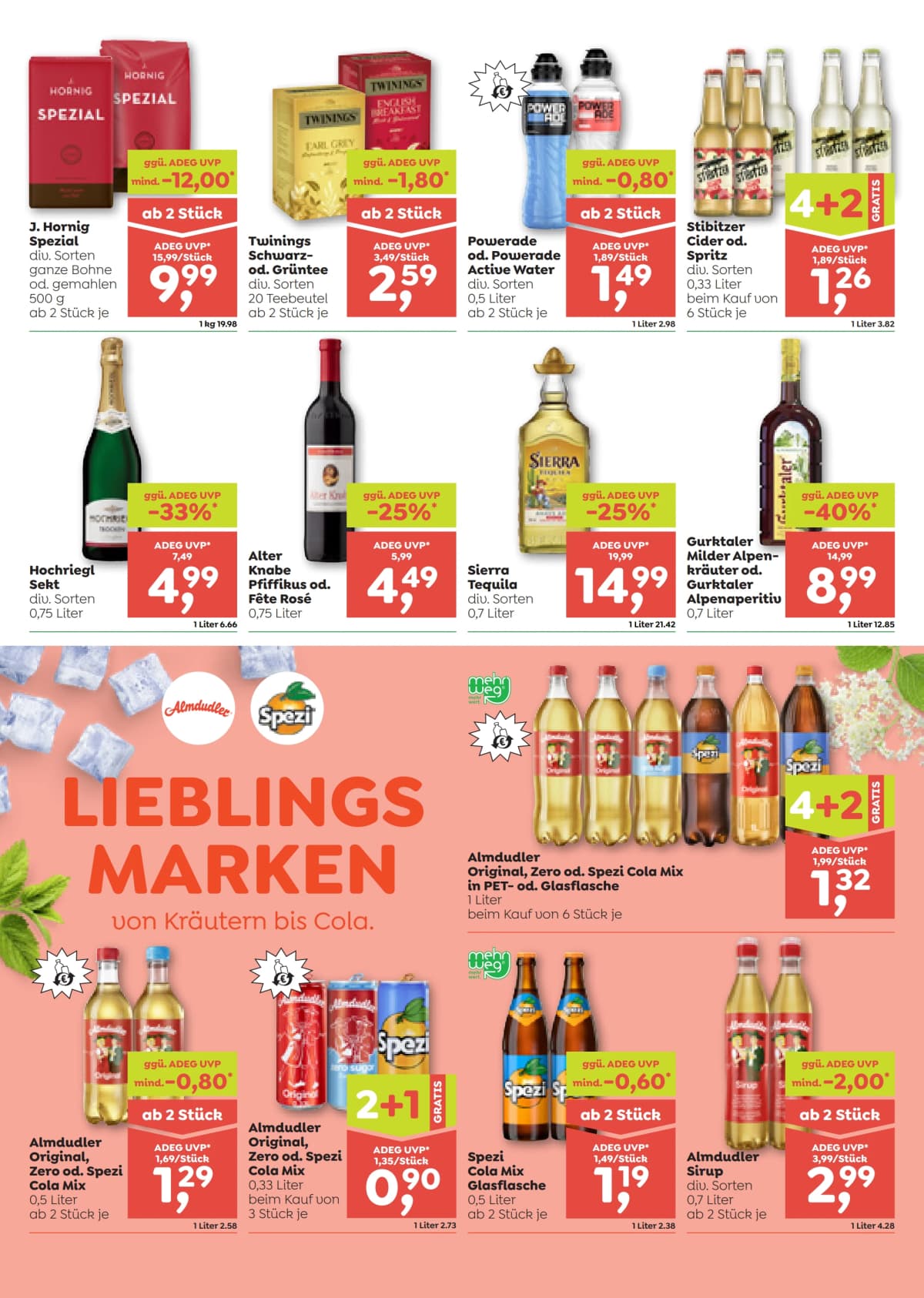 Seite 6 des Adeg Flugblatts – Aktiv