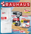 Titelblatt des Bauhaus Prospekts Oktober 2026
