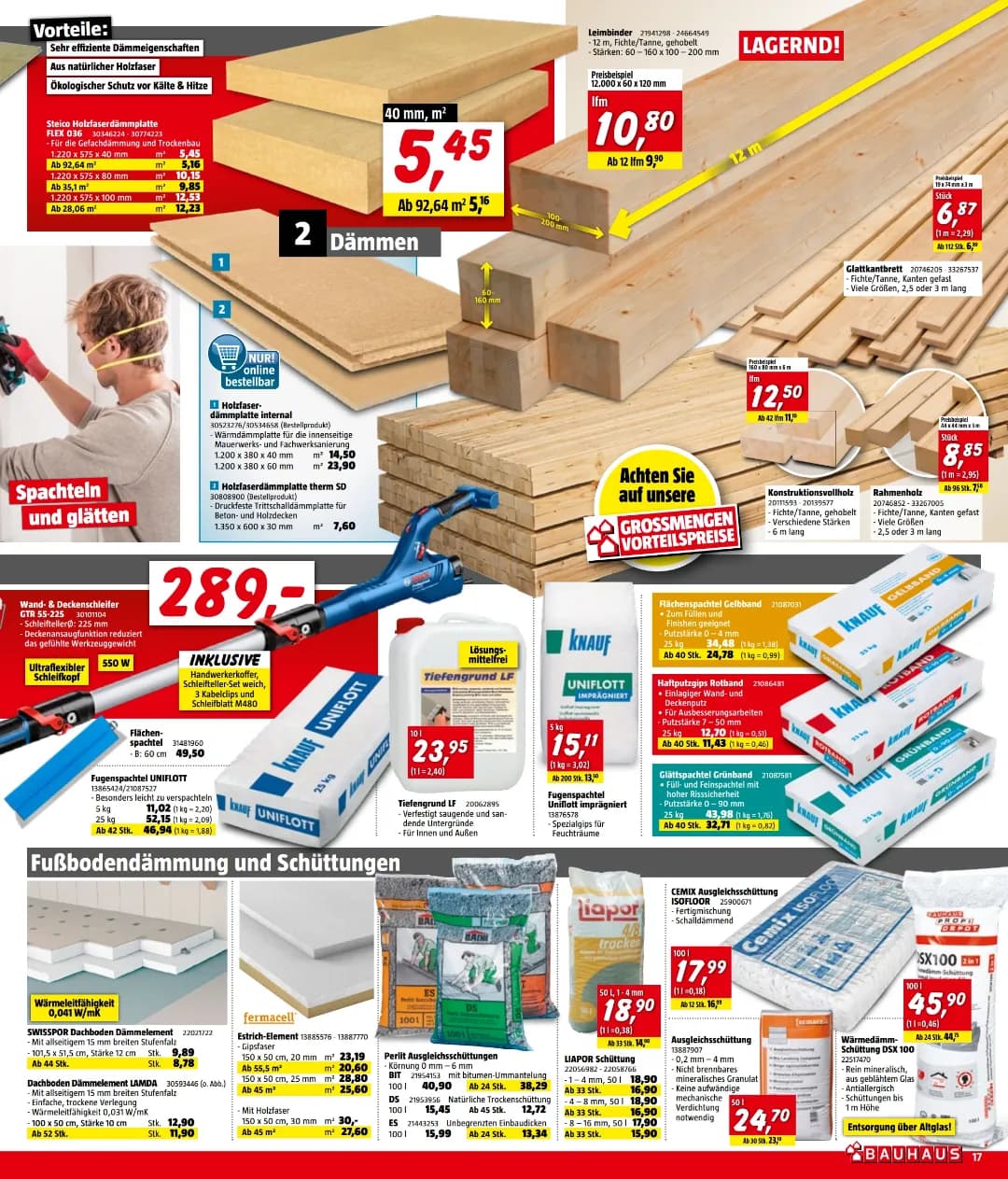 Seite 17 des Bauhaus Flugblatts – November 2026