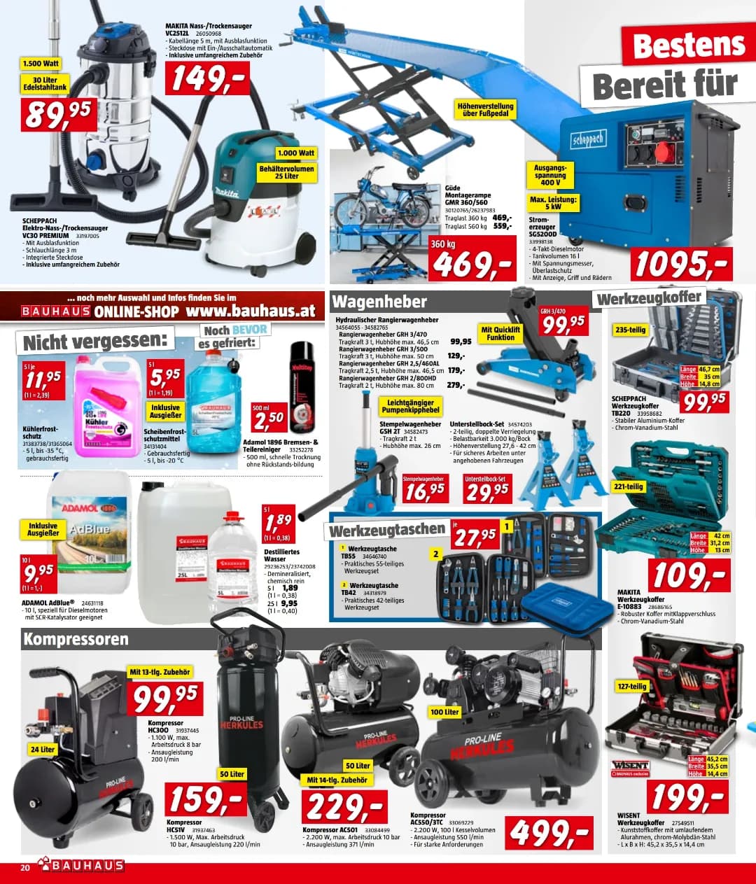 Seite 20 des Bauhaus Flugblatts – November 2026