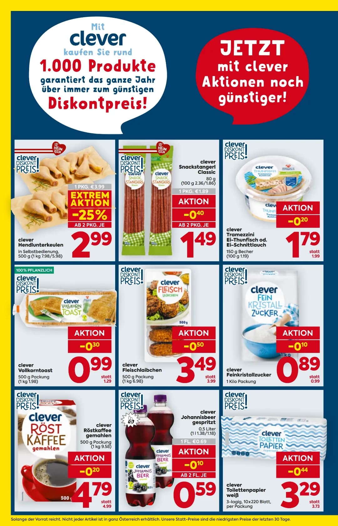 Seite 4 des Billa Flugblatts – Wochenangebote ab 31.07.2026