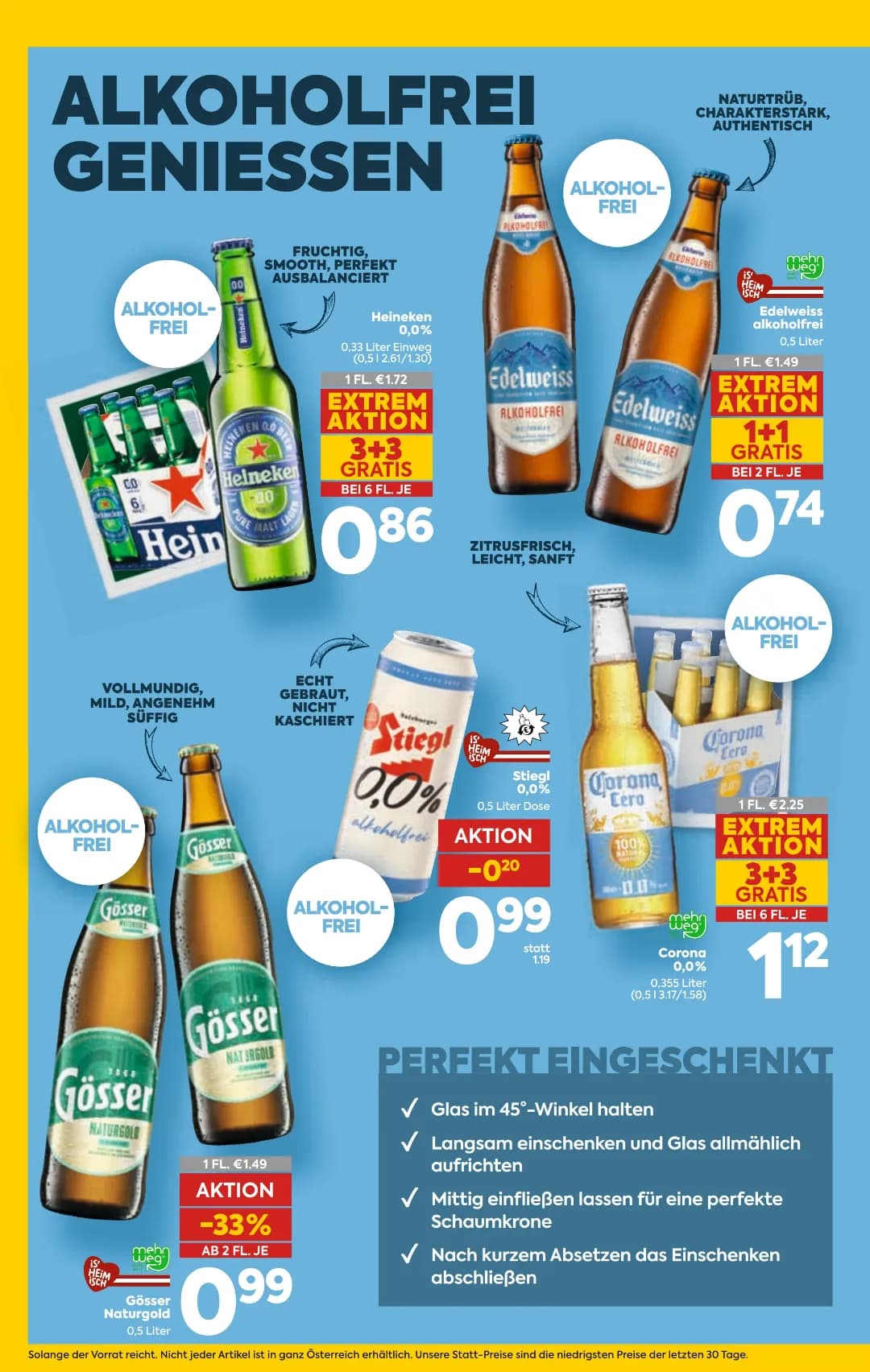 Seite 4 des Billa Flugblatts – Bier Beilage ab 31.07.2026