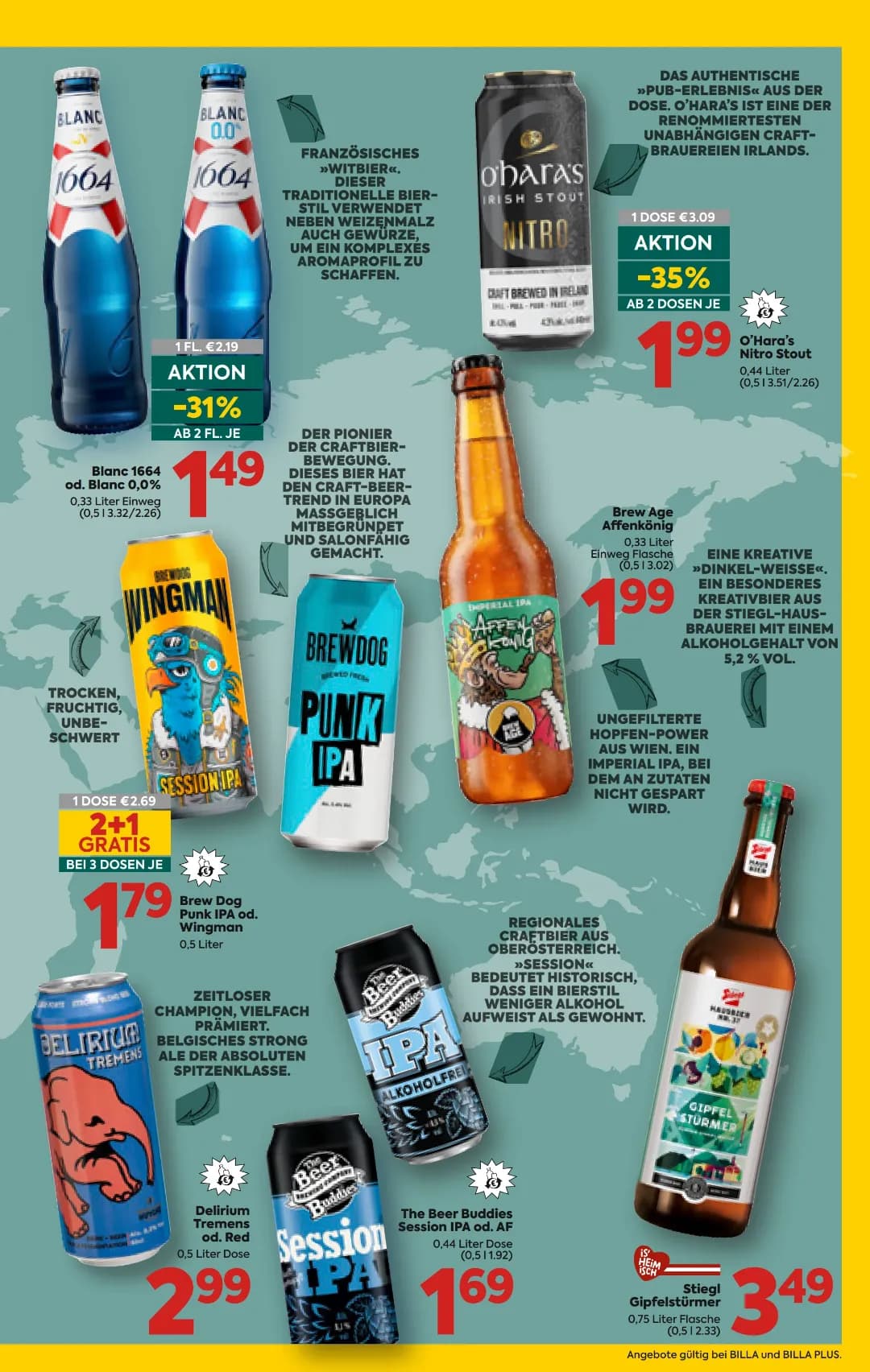 Seite 7 des Billa Flugblatts – Bier Beilage ab 31.07.2026