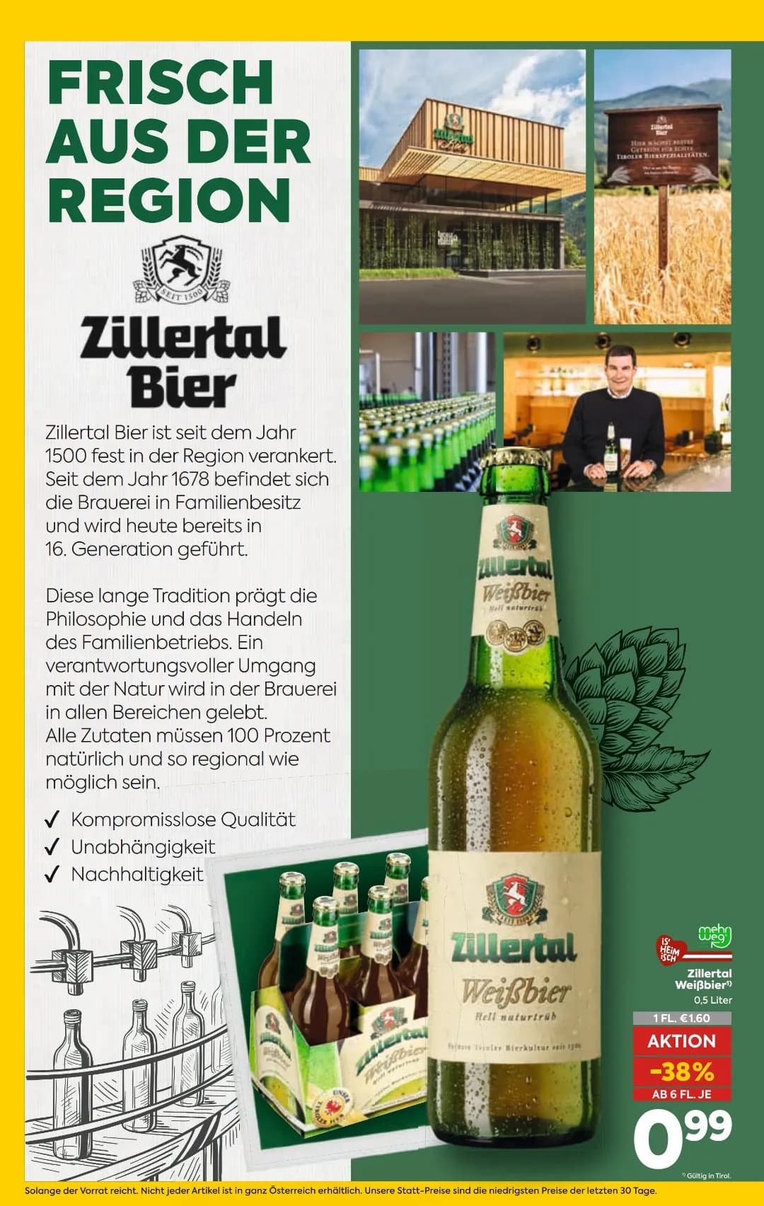 Seite 19 des Billa Flugblatts – Bier Beilage ab 31.07.2026