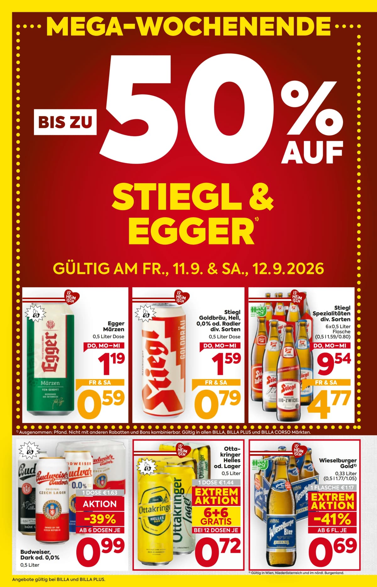 Seite 2 des Billa Flugblatts – Aktuelle Angebote