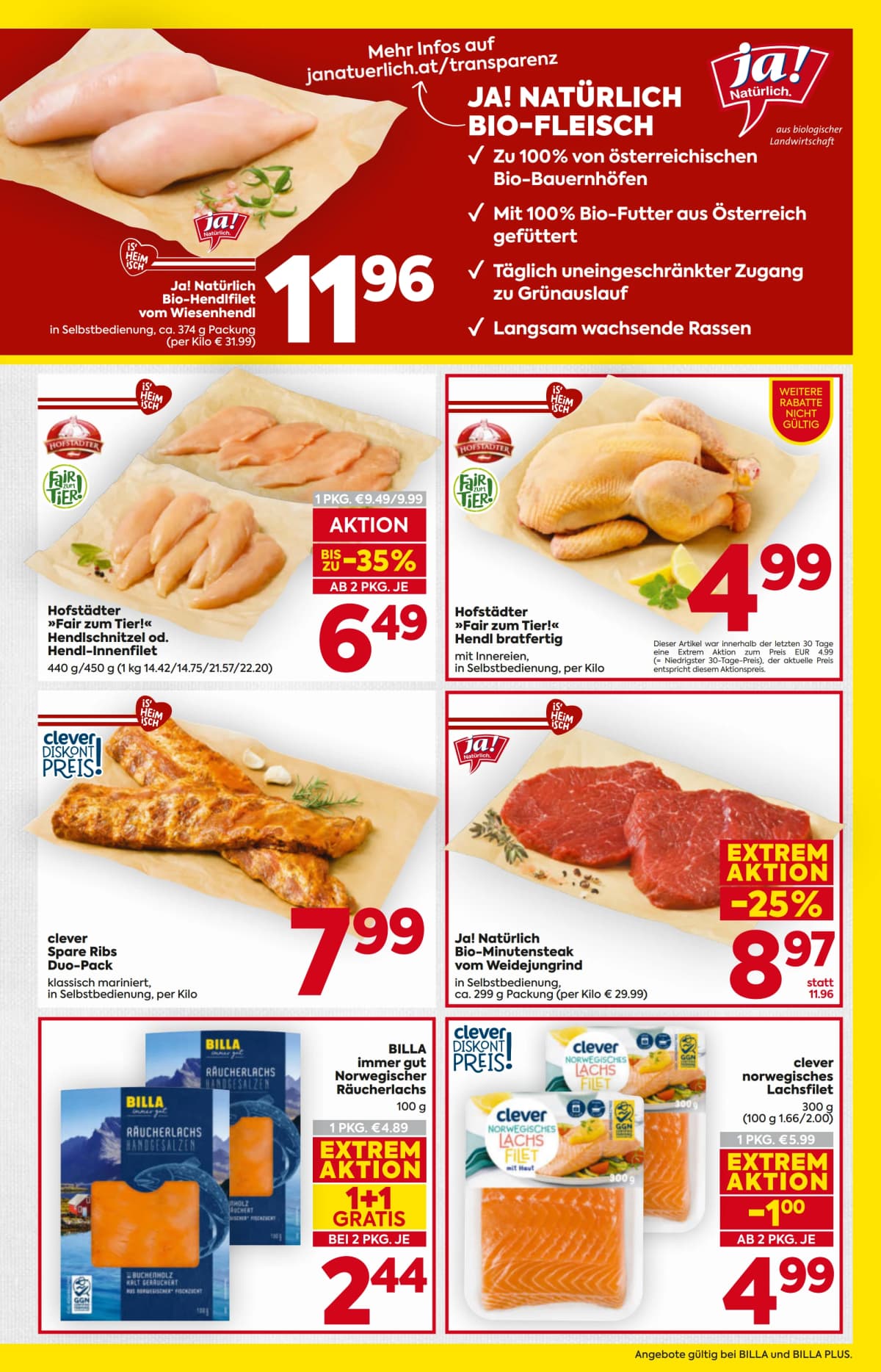Seite 7 des Billa Flugblatts – Aktuelle Angebote ab 08.09.2026.
