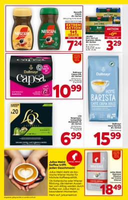 Seite 14 des Billa Prospekts Aktuelle Angebote