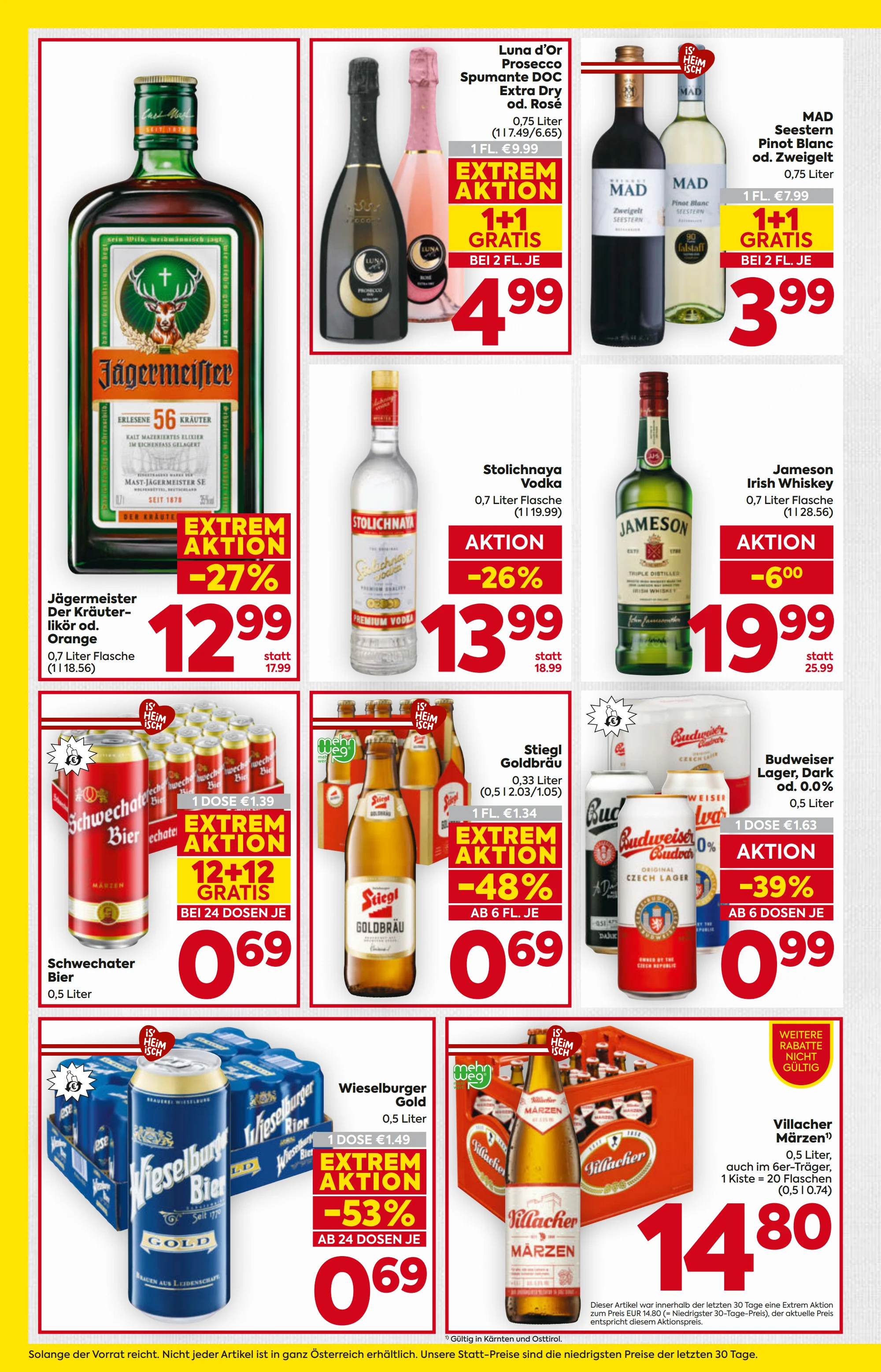 Seite 14 des Billa Prospekts Aktuelle Angebote