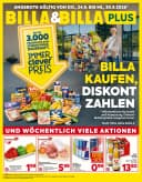 Titelblatt des Billa Prospekts Aktuelle Angebote