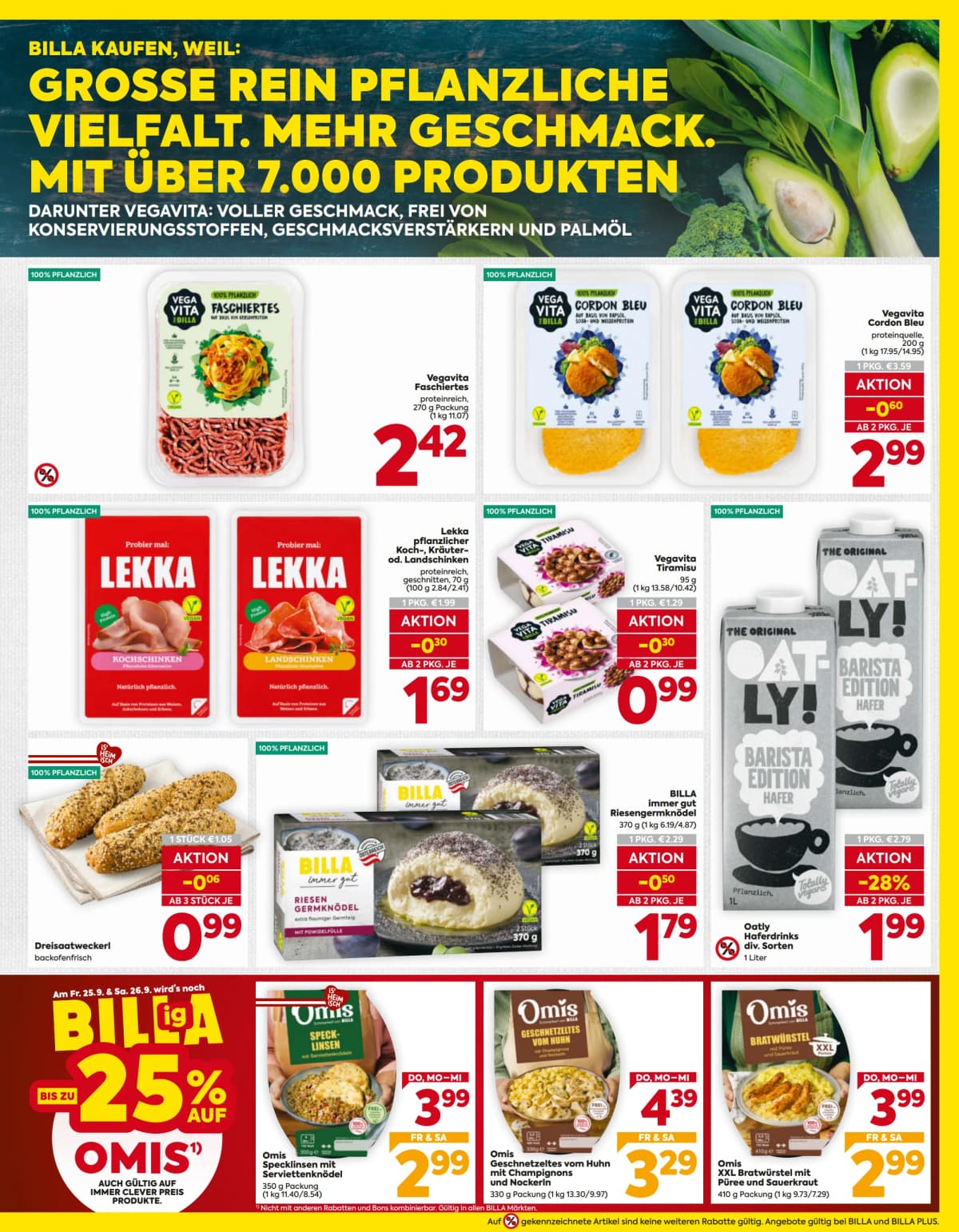 Seite 9 des Billa Flugblatts – Aktuelle Angebote