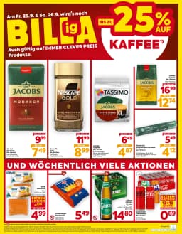 Seite 16 des Billa Prospekts Aktuelle Angebote