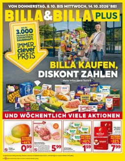 Seite 1 des Billa Prospekts Aktuelle Angebote