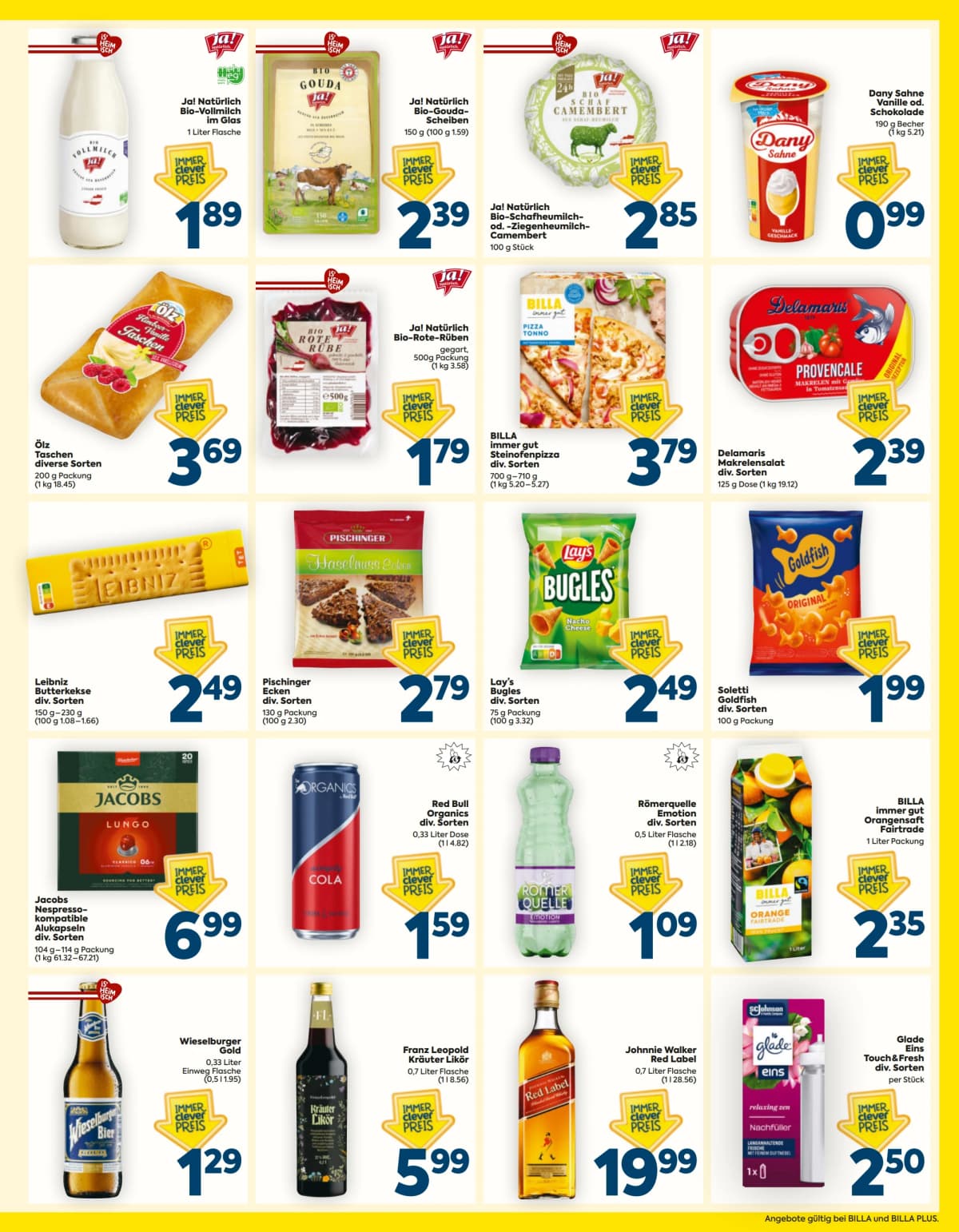 Seite 3 des Billa Flugblatts – Aktuelle Angebote