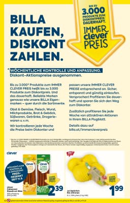 Seite 2 des Billa Prospekts Aktuelle Angebote