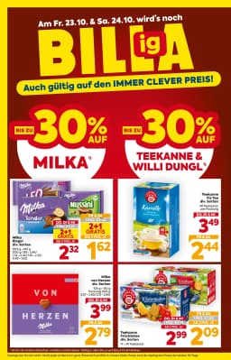 Seite 4 des Billa Prospekts Aktuelle Angebote