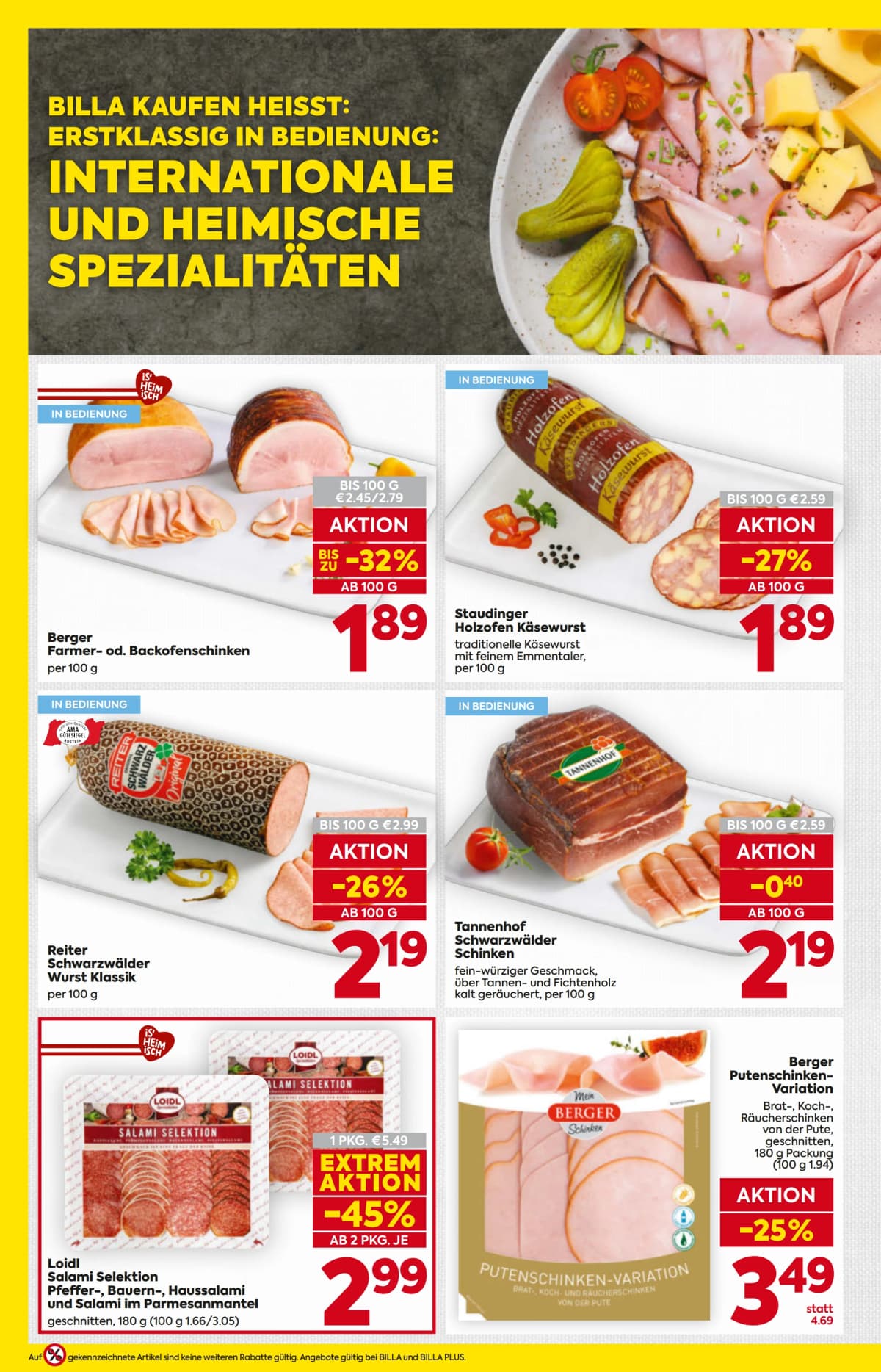 Seite 8 des Billa Flugblatts – Aktuelle Angebote