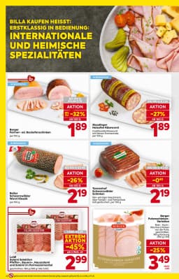Seite 8 des Billa Prospekts Aktuelle Angebote
