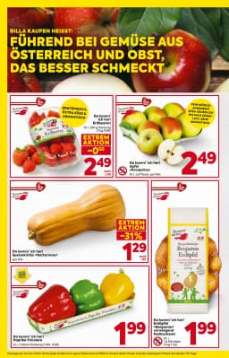 Seite 8 des Billa Prospekts Aktuelle Angebote