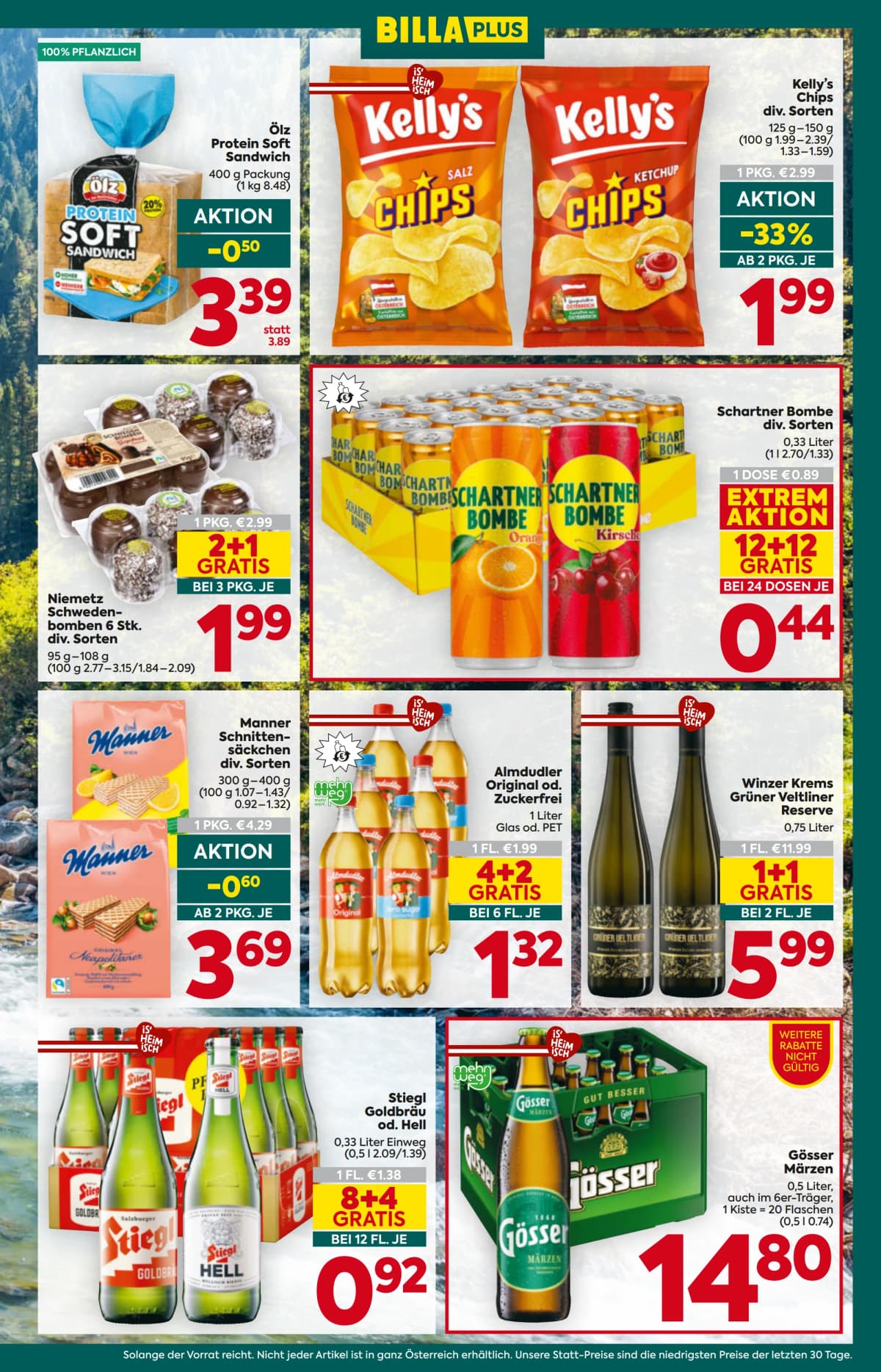 Seite 7 des Billa Plus Flugblatts – Aktuelle Angebote ab 23.08.2026.