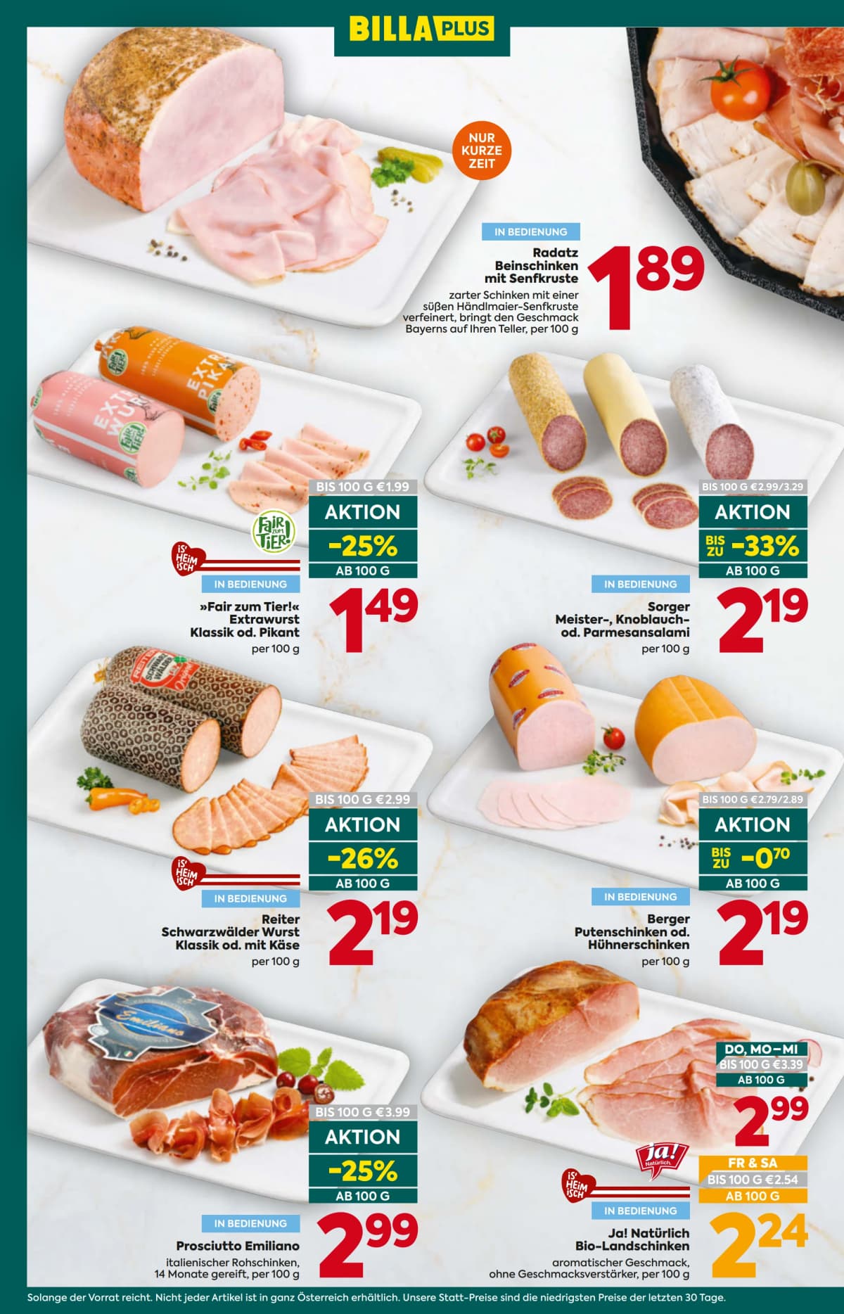 Seite 8 des Billa Plus Flugblatts – Aktuelle Angebote ab 08.09.2026.