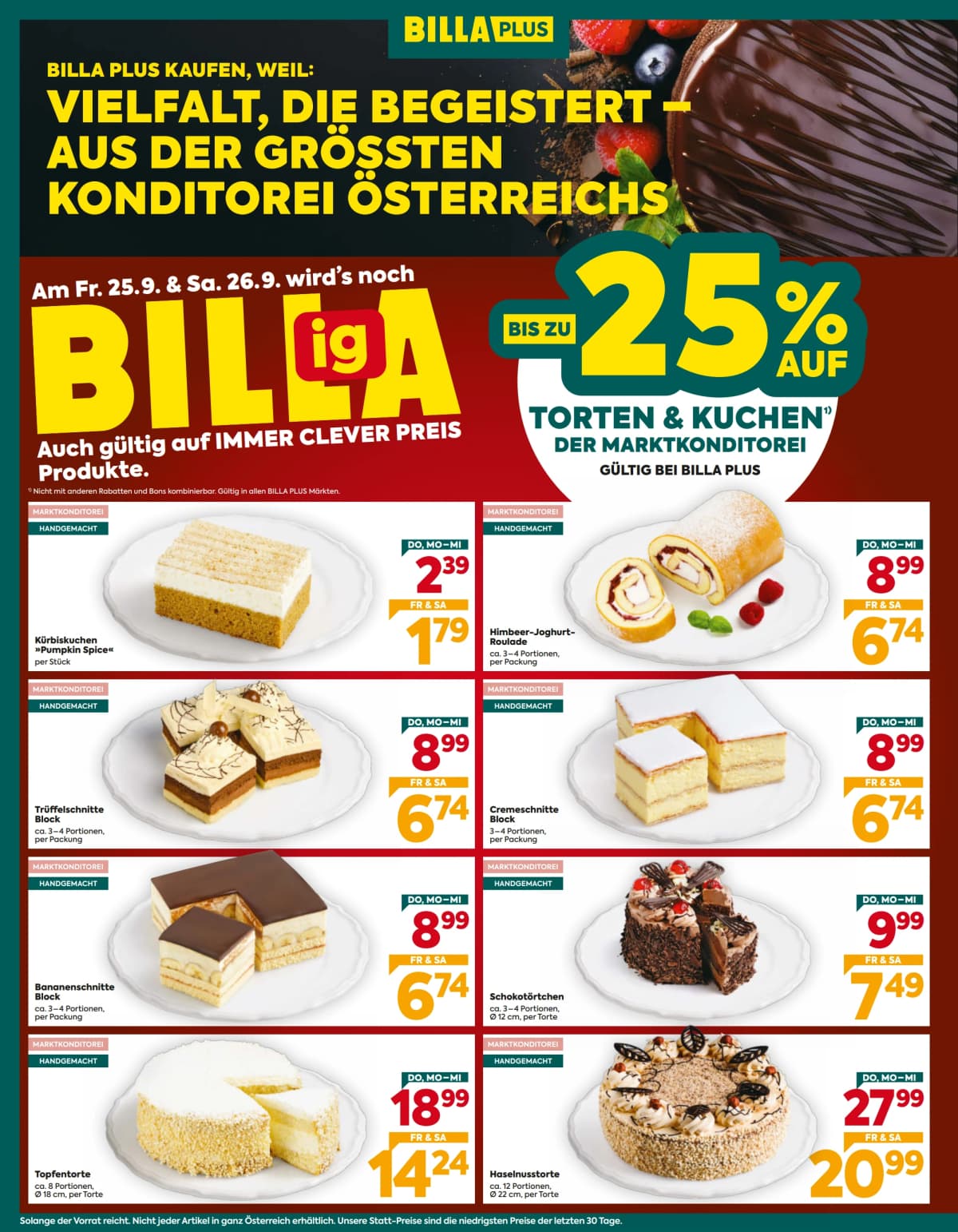 Seite 6 des Billa Plus Flugblatts – Aktuellle Angebote