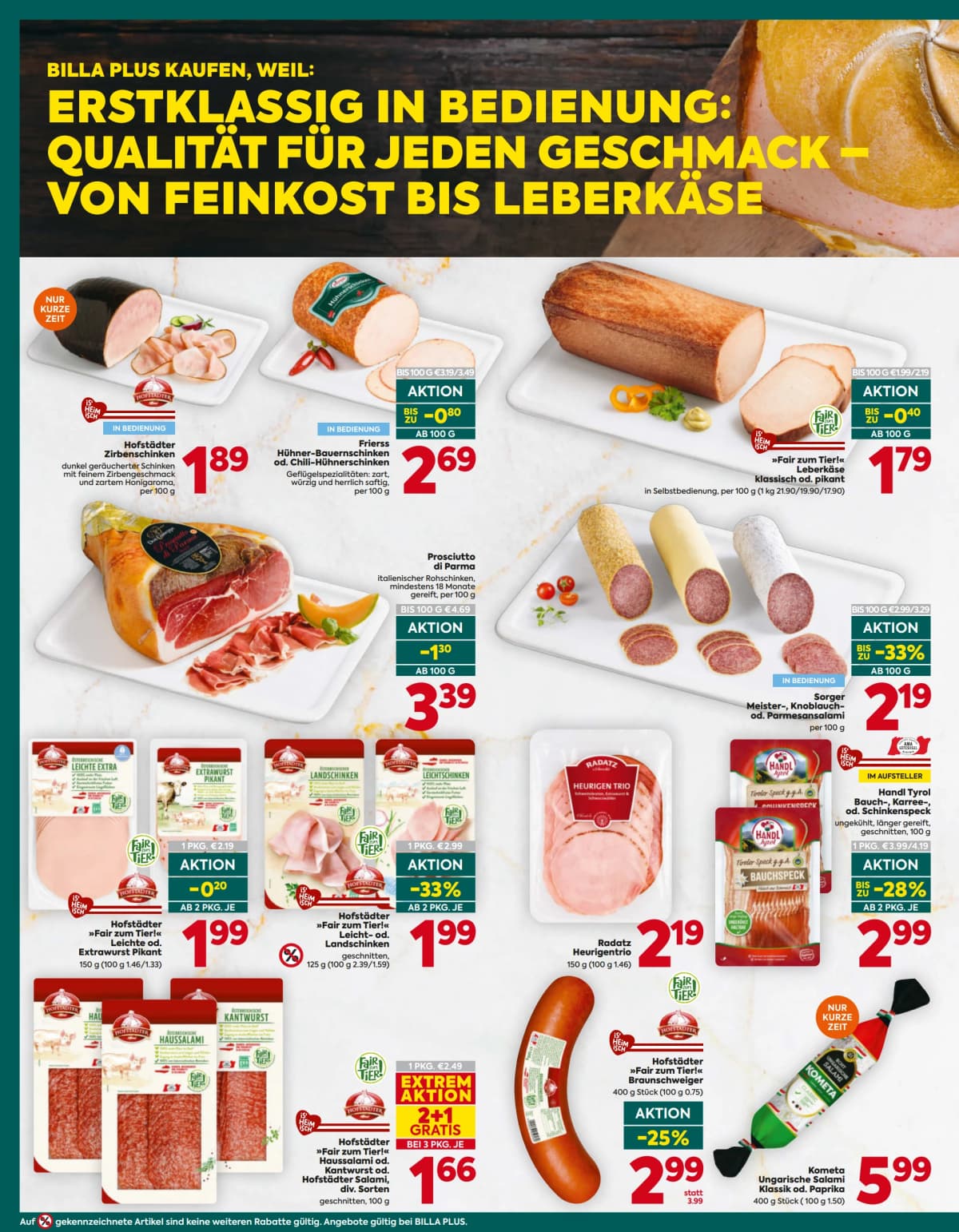 Seite 10 des Billa Plus Flugblatts – Aktuellle Angebote
