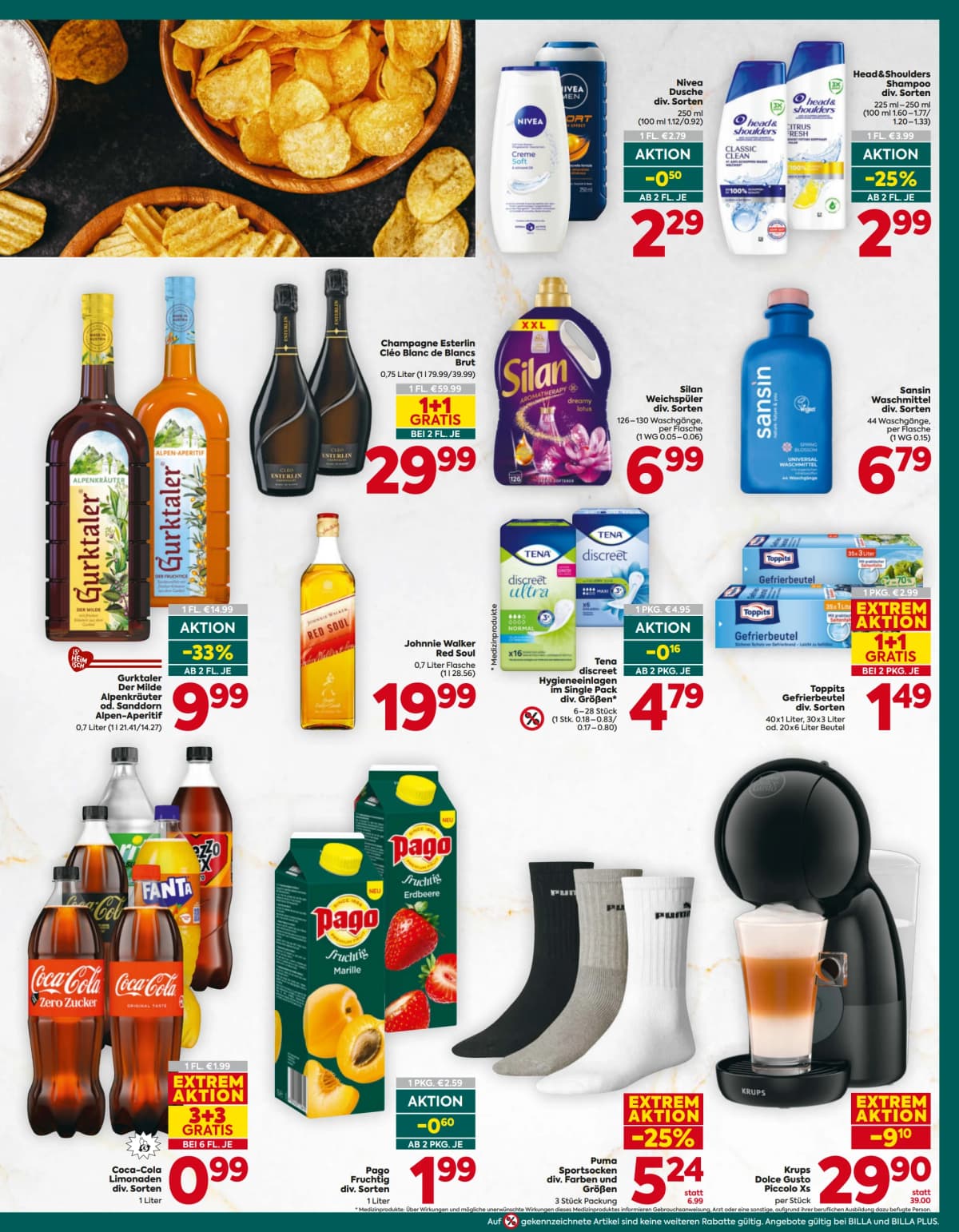 Seite 15 des Billa Plus Flugblatts – Aktuellle Angebote