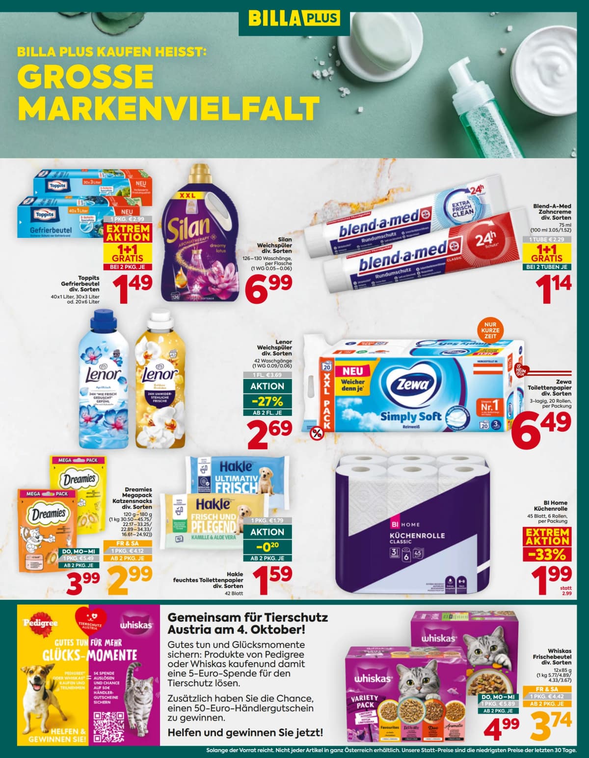 Seite 15 des Billa Plus Flugblatts – Aktuelle Angebote