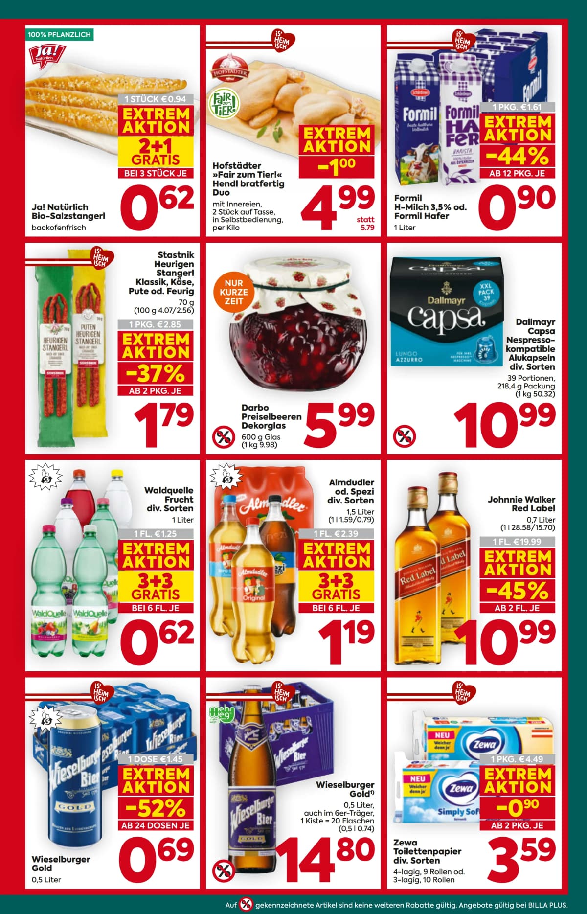 Seite 7 des Billa Plus Flugblatts – Aktuelle Angebote