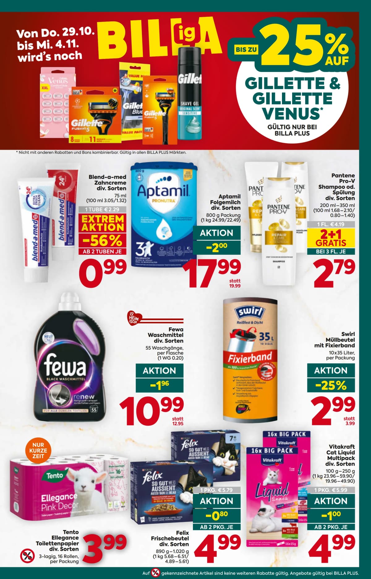 Seite 17 des Billa Plus Flugblatts – Aktuelle Angebote