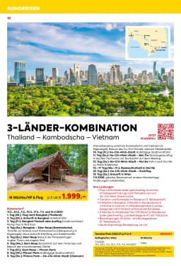 Seite 10 des Billa Reisen Prospekts Rundreisen-Highlights 2026-27