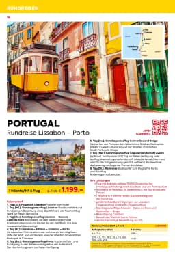 Seite 16 des Billa Reisen Prospekts Rundreisen-Highlights 2026-27