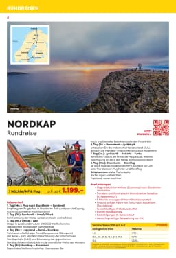 Seite 4 des Billa Reisen Prospekts Rundreisen Highlights 2026