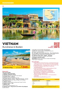 Seite 10 des Billa Reisen Prospekts Rundreisen Highlights 2026