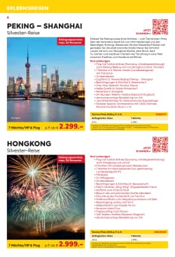 Seite 6 des Billa Reisen Prospekts Erlebnisreise Highlights 2026/27 