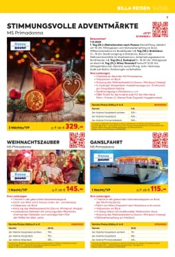 Seite 7 des Billa Reisen Prospekts Erlebnisreise Highlights 2026/27 