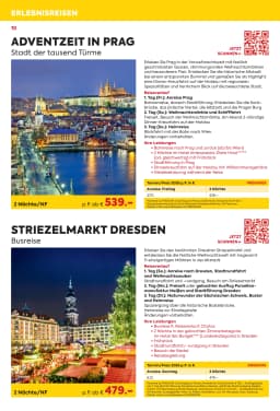 Seite 10 des Billa Reisen Prospekts Erlebnisreise Highlights 2026/27 