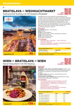 Seite 12 des Billa Reisen Prospekts Erlebnisreise Highlights 2026/27 