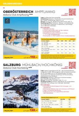 Seite 14 des Billa Reisen Prospekts Erlebnisreise Highlights 2026/27 