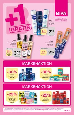 Seite 1 des Bipa Prospekts Aktuelle Angebote