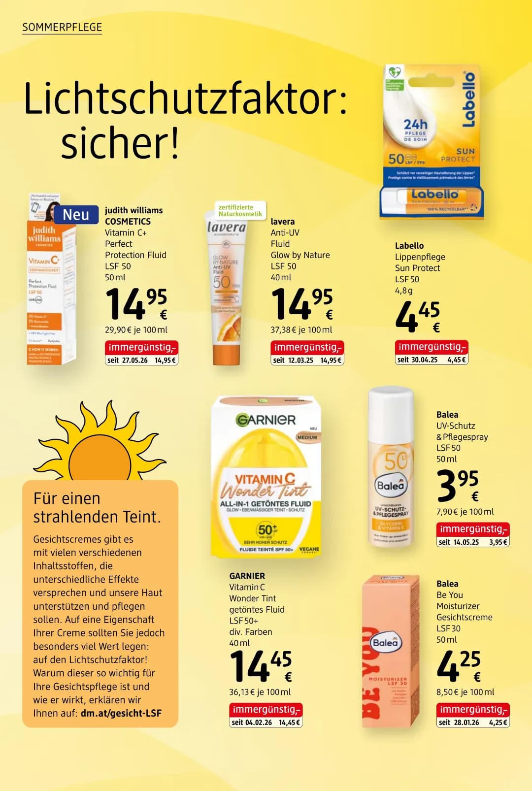 Seite 4 des Dm Flugblatts – Juli 2026 ab 31.07.2026
