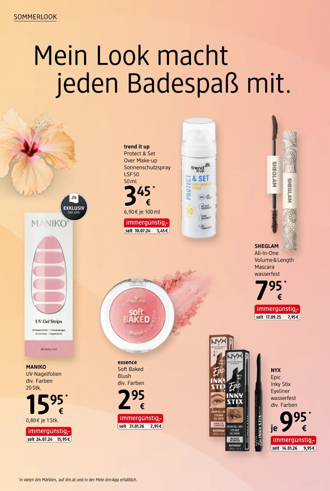 Seite 8 des Dm Flugblatts – Juli 2026 ab 31.07.2026