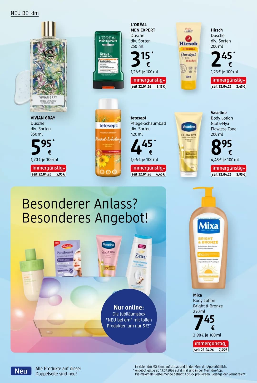 Seite 18 des Dm Flugblatts – Juli 2026 ab 31.07.2026