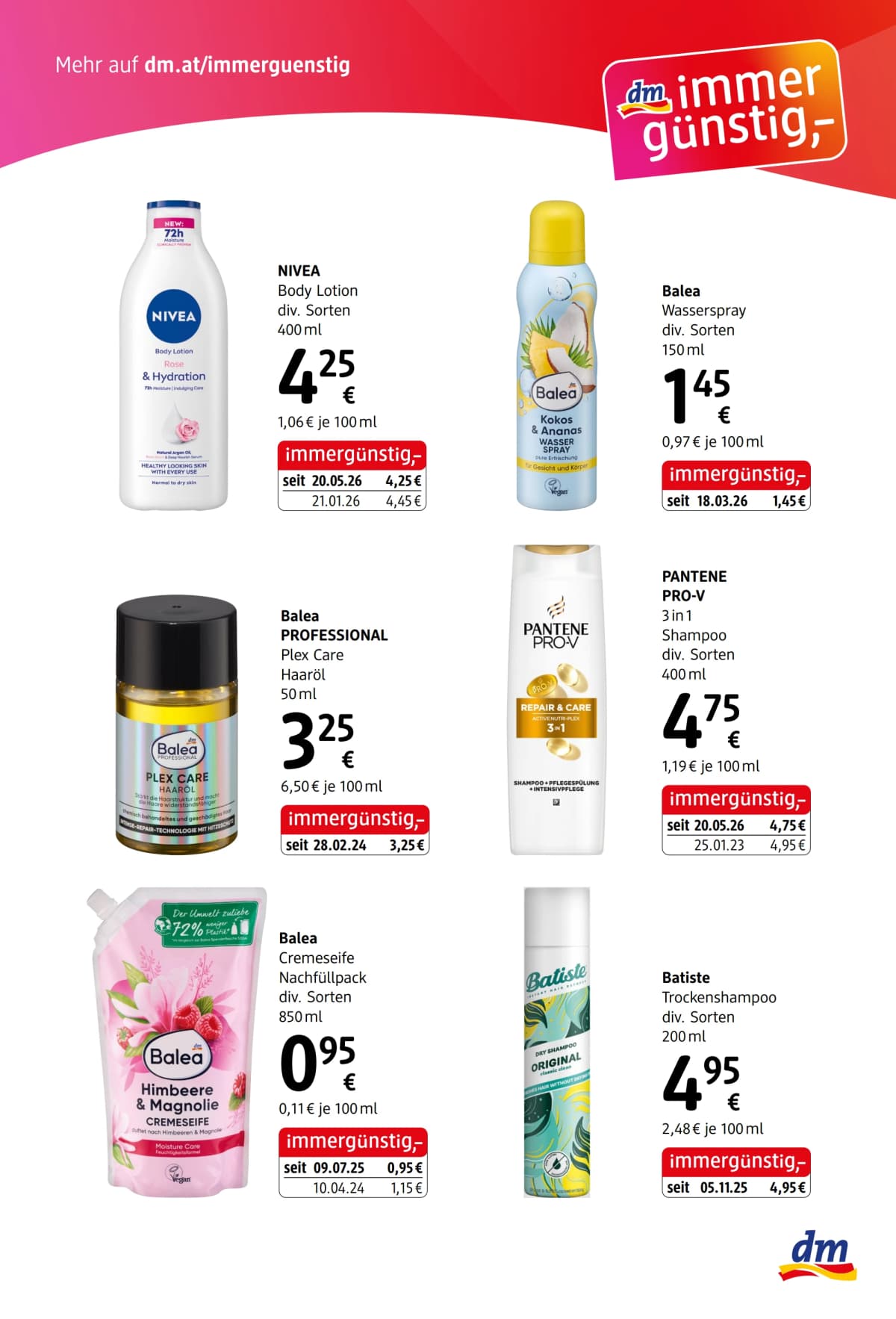 Seite 3 des Dm Flugblatts – Express  ab 31.07.2026
