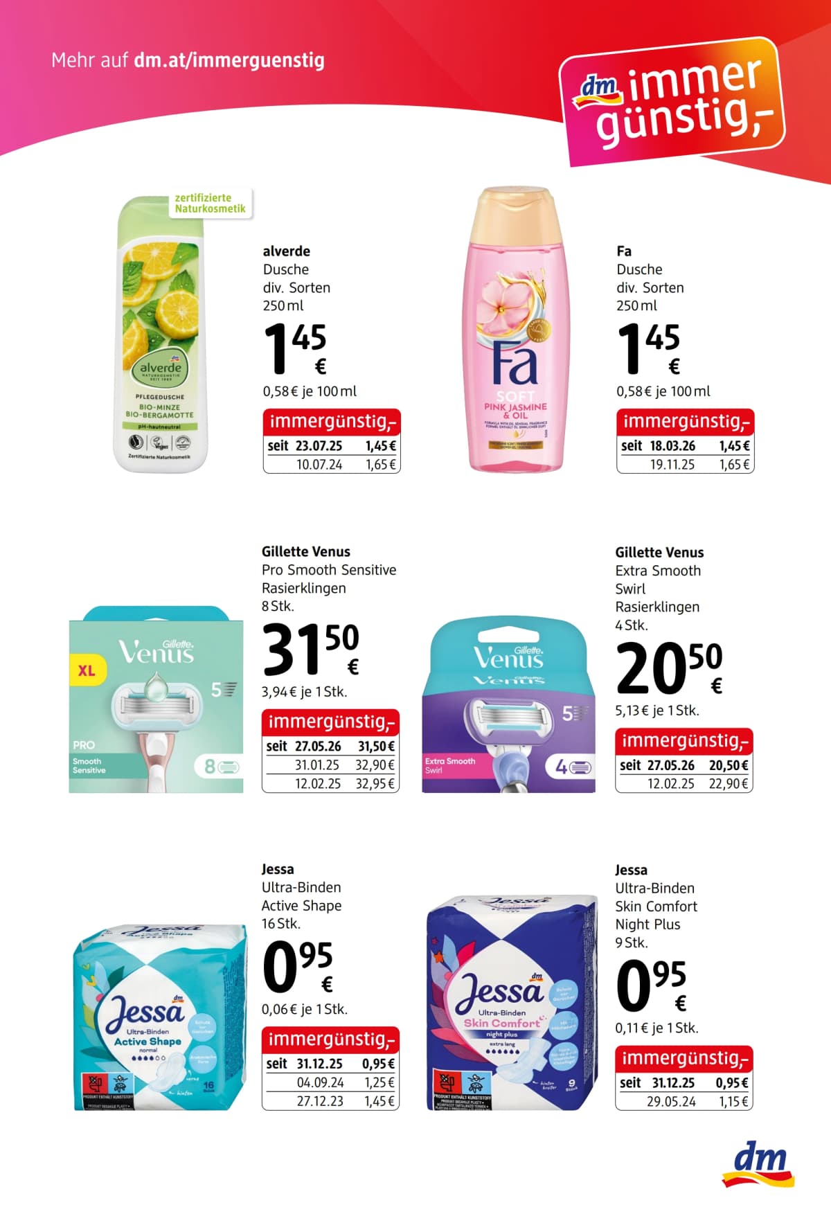 Seite 4 des Dm Flugblatts – Express  ab 31.07.2026