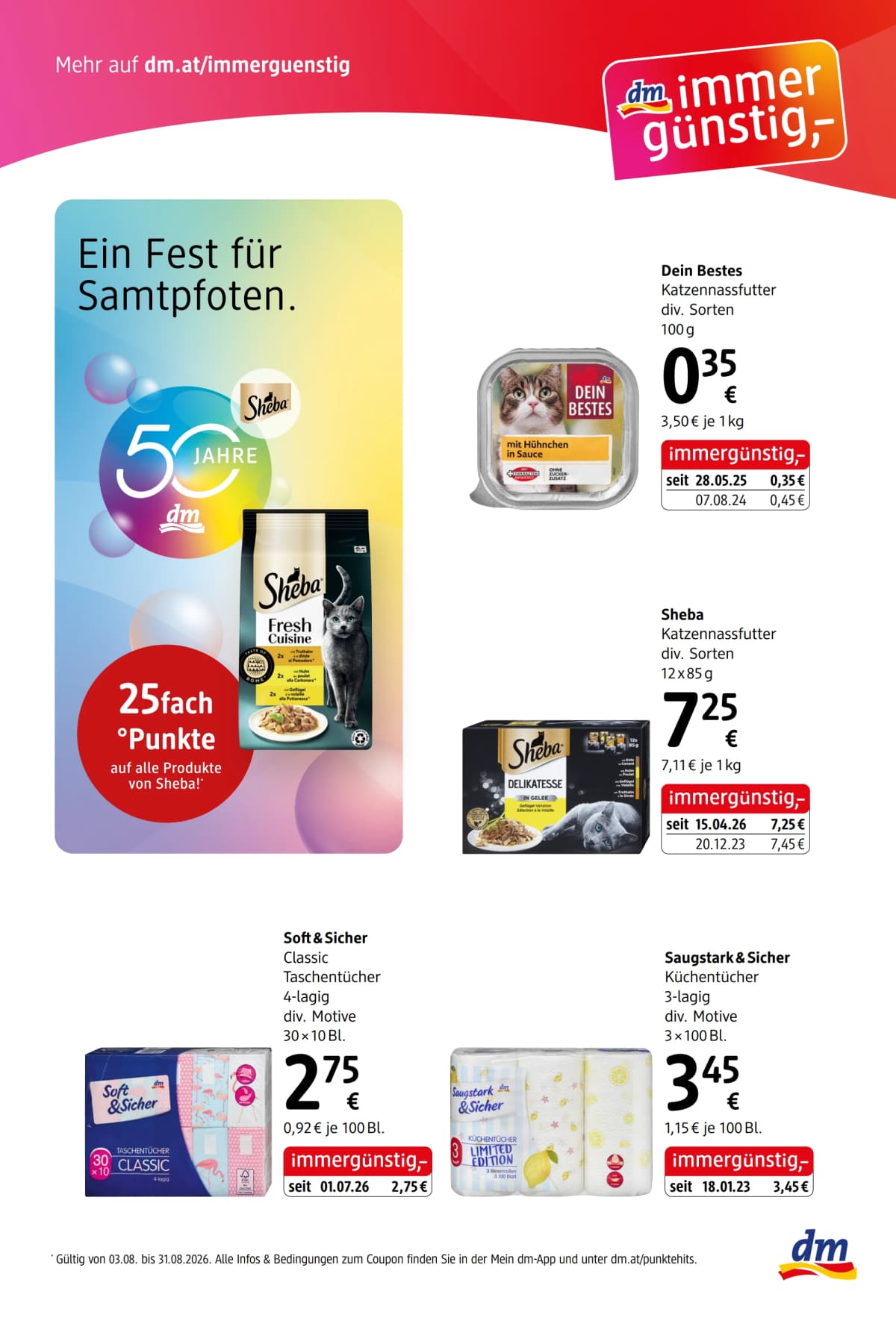 Seite 9 des Dm Flugblatts – Express  ab 31.07.2026
