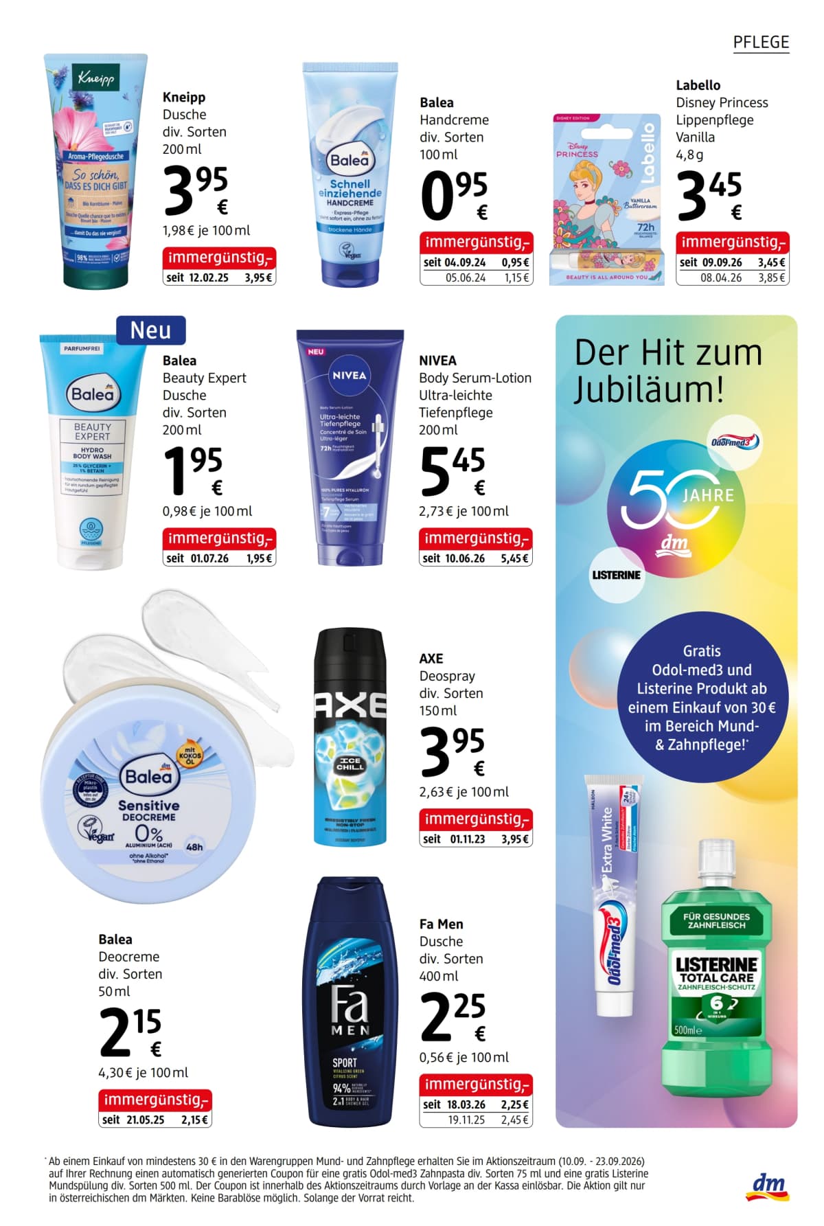 Seite 21 des Dm Flugblatts – September 2026