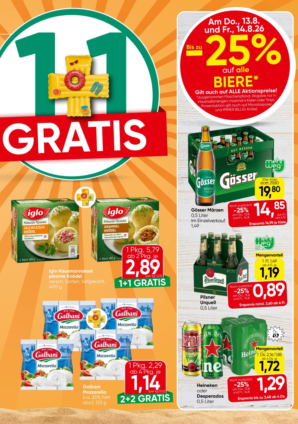 Seite 9 des Eurospar Flugblatts – Aktuelle Angebote